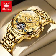 OLEVS Men's Watch Automatic Authentic Business High-End Waterproof Mechanical Luminous Stainless Ste