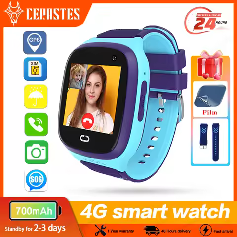 Smart Watch Kids GPS 4G LT31 Tracking IP67 Waterproof Smartwatch Security Fence SOS SIM Call Sound G