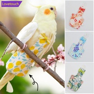 LOVETOUCH Cute Birds Flight Suit Parrot Diaper Flight Suit Pet Clothes Parakeet Pigeon Medium Large 