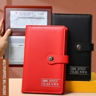 1Pcs A6 Cover Loose-leaf Cash Organizer, High-capacity Financial Planner With 20 Base Inserts, For E