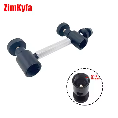 Custom Universal Dual Up to CO2 HPA Tank Adapter Dual UFA Universal Fill Adapter On/Off ASA For Pain