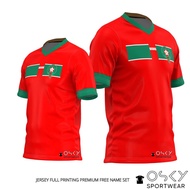 Jersey T-Shirt [Sale] Morocco HOME Ball World Cup 2022-2023 FREE NAME SET