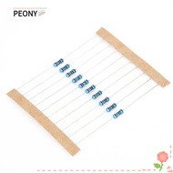 PEONYSG 300PCS Fixed Resistor, 10-1M 1/4w Metal Film Resistor, High Accuracy 1% Tolerance Resistor A