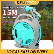 Garden Water Hose Reel Set Mini Water Hose Reel Set Mini Spray Gun Garden Hose Reel Set Metal Multif