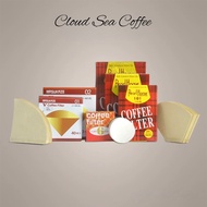 Coffee Filter Paper V01 V02 Round Coffee Filter Paper 60mm Mocha Pot Filter Paper V40 V60 Coffee Fil