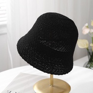 หมวกบัคเก็ตดีไซน์วงกลวงกันแดด UV