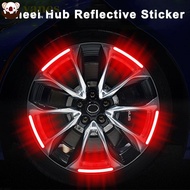 VANES Car Hub Reflective Sticker Night Driving Motorcycle Tyre Decorative Strips Tire Rim Tape Car Wheel Tire Hub Car-Styling Tire Rim Reflective Stripes