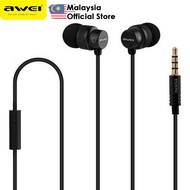 Awei ES-970i Wired Earphone Explosive Bass Sound Wired Headphone Awei Earphone Awei ES970 Stereo Bas