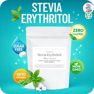 KetoGenie Erythritol/Allulose/Monk Fruit/Stevia Sweetener - Halal, Vegan, Zero Calorie, Keto Diet