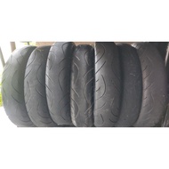 Tayar Motor Terpakai Jenama Duro Irc Cs Wing saiz 120/70 17 untuk motor Y15 Y16 RS RSX SYM Benelli