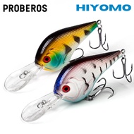 PROBEROS 1ชิ้น Crankbait ล่อตกปลาลอย9.5เซนติเมตร10กรัมพลาสติกฮาร์ดเบสเหยื่อ Toman หล่ออุปกรณ์ตกปลา D