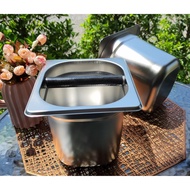 Coffee Knock Box Grounds Knocking Bucket Stainless Steel Height 15 cm. 15