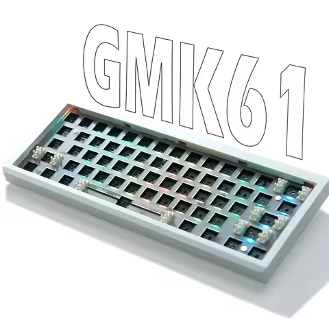 ZUOYA GMK61 Gaming Mechanical Keyboard KIT Wireless Bluetooth 2.4G display screen Gasket Hotswap RGB