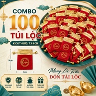 TYPE 1 Wholesale 100 Velvet Bags with Drawstring 7 x 9 for Coins, Jewelry, Feng Shui Items