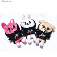 ANTIONE Skzoo Plush Doll, Hooded Sweatshirt Leeknow Hyunjin Hoodie Stray Kids Toys, Lovely Bonnie Bear Plush Stuffed Z-type Stuffed Plush ​Doll Fans