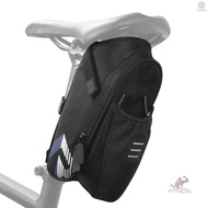 ❤COD❤ Bicycle Saddle Bag with Water Bottle Pocket Waterproof Bike Seat Bag Reflective Cycling Rear S