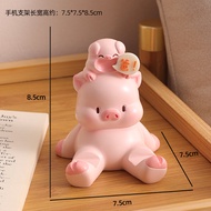 Cute Capybara Phone Stand Creative Desktop Decoration Fathers Day Gift Adorable Parents Call Sculptu