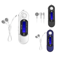 MP3 Player with Earphone 8GB, Portable Music MP3 USB Player with LCD Screen FM Radio for Walking Running