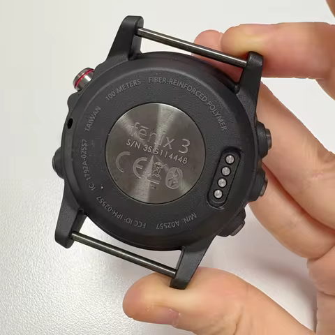 For GARMIN Fenix 3 Back Cover Case Fenix3 Housing Shell Without Battery 361-00034-02 Rear Cover GPS 