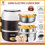 Electric Lunch Box Circular Portable Heating Multi-Layer Stainless Steel Multifunctional Rice Cooker