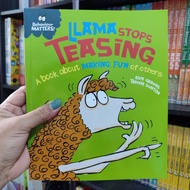 BAD WOLF BOOKS • BEHAVIOUR MATTERS! : LLAMA STOPS TEASING (BOOK ABOUT MAKING FUN OF OTHERS) - IMPORT
