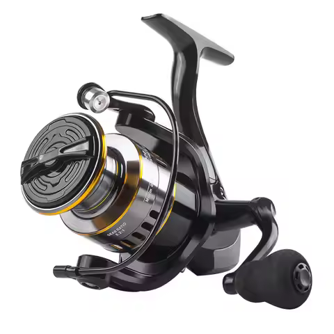1 Piece Two-Hand Rotating Fishing Reel, He1000-7000 Series, 5.2:1 Gear Ratio, 22.05lb Extraction, Sm