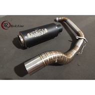 Yamaha XSR 155 exhaust - Yamaha XSR 155 underbelly/kolong