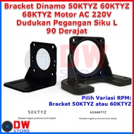 SIKU Metal Bracket Dynamo 50KTYZ 60KTYZ 68KTYZ Angle Holder L Dynamo Motor Metal Holder Bracket 90 d