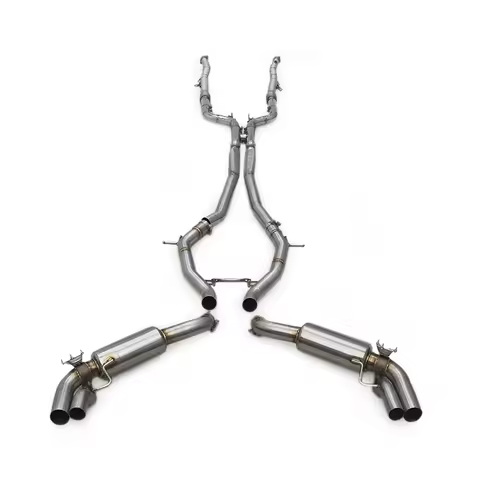 Stainless Steel High-performance Valvetronic Cat-back Downpipe Exhaust Pipes for Mercedes-Benz S63 A