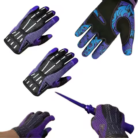 CSGO Cosplay Gloves Prop Pandora Box Sports Motor Rider Gloves Cosplay Accessories Summer Thin Airso