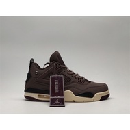 Ready Stock Immediate Shipping Brand New Sneakers UK12 Air JD 4 AJ4 Retro Cool Gray Wine Red Joint M