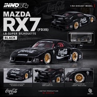 INNO MODELS INNO64 1/64 MAZDA RX7 (FD3S) LB-SUPER SILHOUETTE BLACK