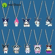 MEIHUAA Kuromi Necklace, PVC Kuromi Anime Figures Necklace, 2024 Anime Merchandise Decoration Cartoo