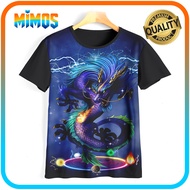 3D Kids Animal Dragon T-Shirt 3D Dragon Dragon Top N3D-16 For Ages 1-12 Years