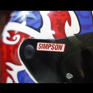 West West car sticker Simpson Simpson helmet sticker reflective paste waterproof