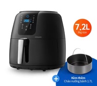 NỒI CHIÊN KHÔNG DẦU ĐIỆN TỬ LOCK&LOCK SUPER JUMBO 7.2L MÀU ĐEN EJF296BLK