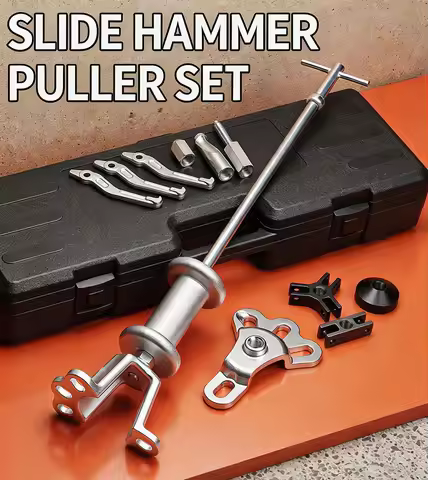 Slide Hammer Dent Puller Set, Slide Hammer Axle Bearing Dent Hub 2 3 Internal External Gear Puller S