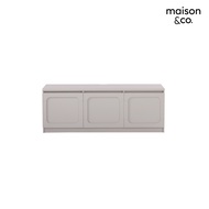 SB Design Square MAISON CO. ตู้วางทีวี ขนาด 150 ซม. รุ่น Solla สีเทาอ่อน (150x40x55 ซม.)