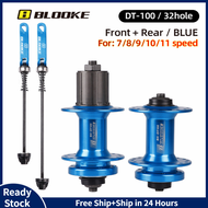 BLOOKE Bicycle 32/36 Holes Hub Disc Brake MTB Hub  7-11 Speed Front Rear Quick Release Sleeve for Mo