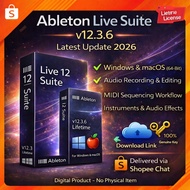 Ableton Live Suite v12.3.6 Latest Update 2026 Lifetime For Win & macOS 64-Bit | Music Production Sof