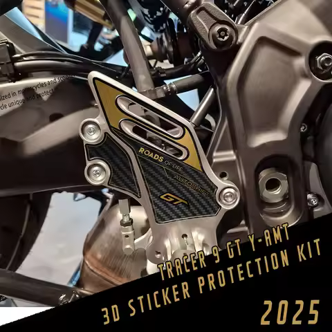 For Tracer 9 GT Y-AMT Accessories Tracer9 GT Y AMT 2025 Motorcycle 3D Sticker Heel Protection