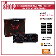 POWERCOLOR AMD RADEON RX  9070 XT - REAPER / HELLHOUND / RED DEVIL / WHITE GRAPHIC CARD 9070XT