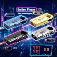 Toy Gun Mini Glock Mini Ring Pistol Stress Relief Plastic Bullet Ejection Double-Headed Toy Gun