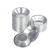 2PCs pastry cupcake aluminum cookie reusable egg tart mold &