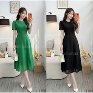 TuTu Store Long Round Neck Design Outing Dress Code D1611