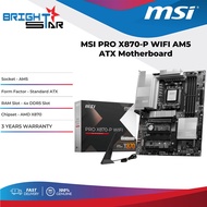 MSI PRO X870-P WiFi AM5 ATX Motherboard