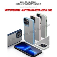 13 Case 13Pro Case 13 Pro Max Case Soft TPU Bumper Matte Translucent Case 13
