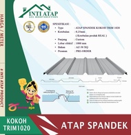 Inti Atap Spandek Berbahan Aluminium Dan Seng Restock!