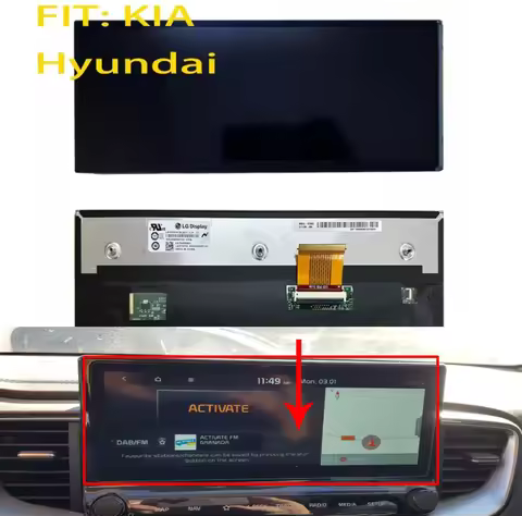 Original Navigation Monitor Radio LCD Display 10.25Inch for KIA XCEED 2019 2020 96560J7520 HKMC GEN5