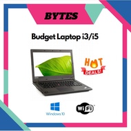 [Refurbished] Budget Laptop DELL HP LENOVO i3/i5 HDD/SSD